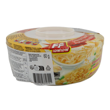 Instant Noodles FF Oriental Flavour | Instantnoedels | Pittige Aziatische noedels in kom, Halal | 60 g
