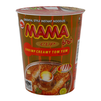 Cup Garnalen Romige Tom Yum Smaak MAMA | Instant-Noodles | 70 g Beker