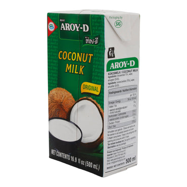 Kokosmelk Aroy-D | Romig, voor curry's, soepen & desserts | 500 ml