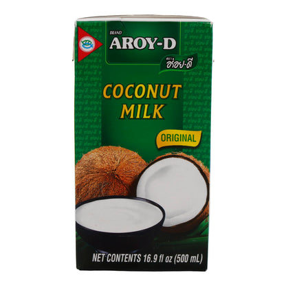 Kokosmelk Aroy-D | Romig, voor curry's, soepen & desserts | 500 ml