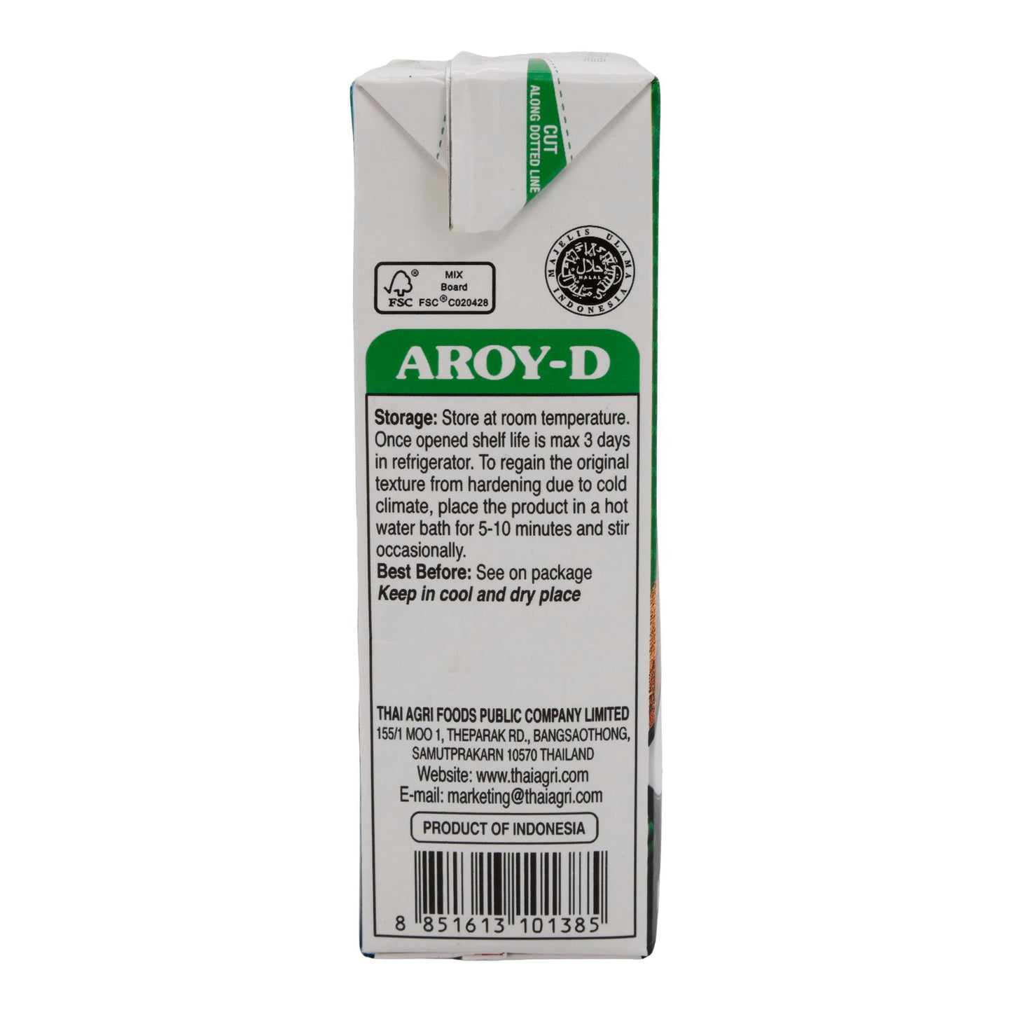 Kokosmelk Aroy-D | Romig, voor curry's, soepen & desserts | 500 ml