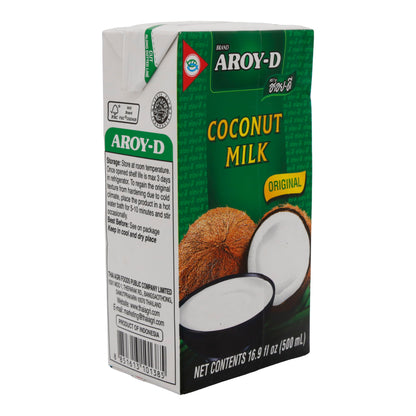 Kokosmelk Aroy-D | Romig, voor curry's, soepen & desserts | 500 ml