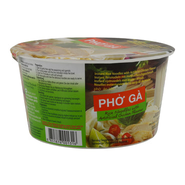 Instant-reisnoedels MAMA | Phở Gà | Met kunstmatige kippenmaak | 65 g beker
