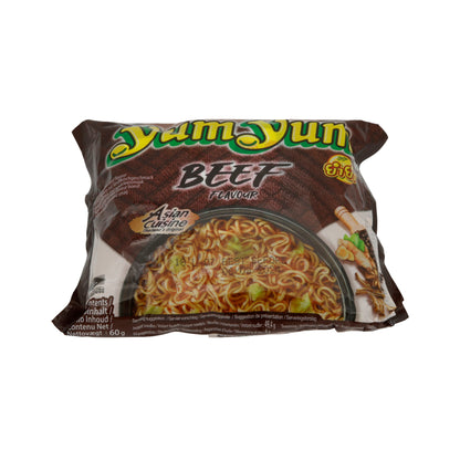 Noodles Istantanei YumYum | Gusto Manzo | Per un consumo veloce | 60 g