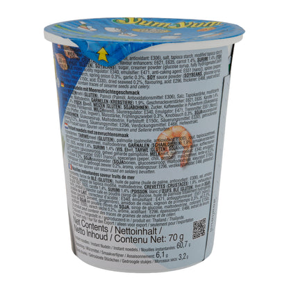 Nouilles Instantanées Yum Yum | Saveur Fruits de Mer | Nouilles Asiatiques au goût Fruits de Mer | 70 g