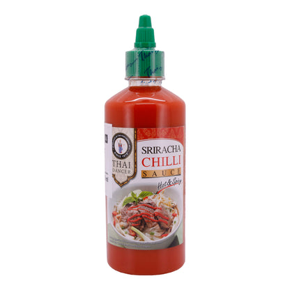 Sriracha Chilli Sauce Thai Dancer | Hot & Spicy | Scharfe Chilisauce für würzige Gerichte | 450 ml