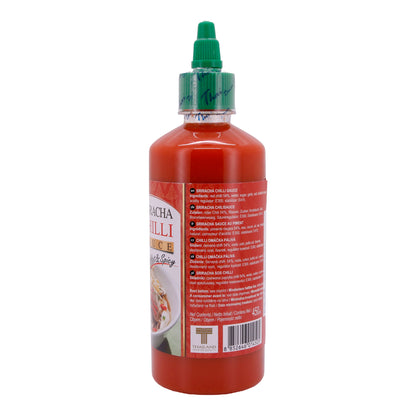 Sriracha Chilli Sauce Thai Dancer | Hot & Spicy | Scharfe Chilisauce für würzige Gerichte | 450 ml