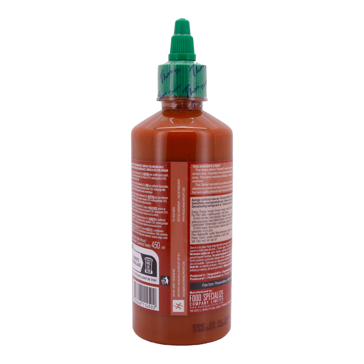 Sriracha Wasabi Sauce Thai Dancer | 450 ml FLYING GOOSE BRAND