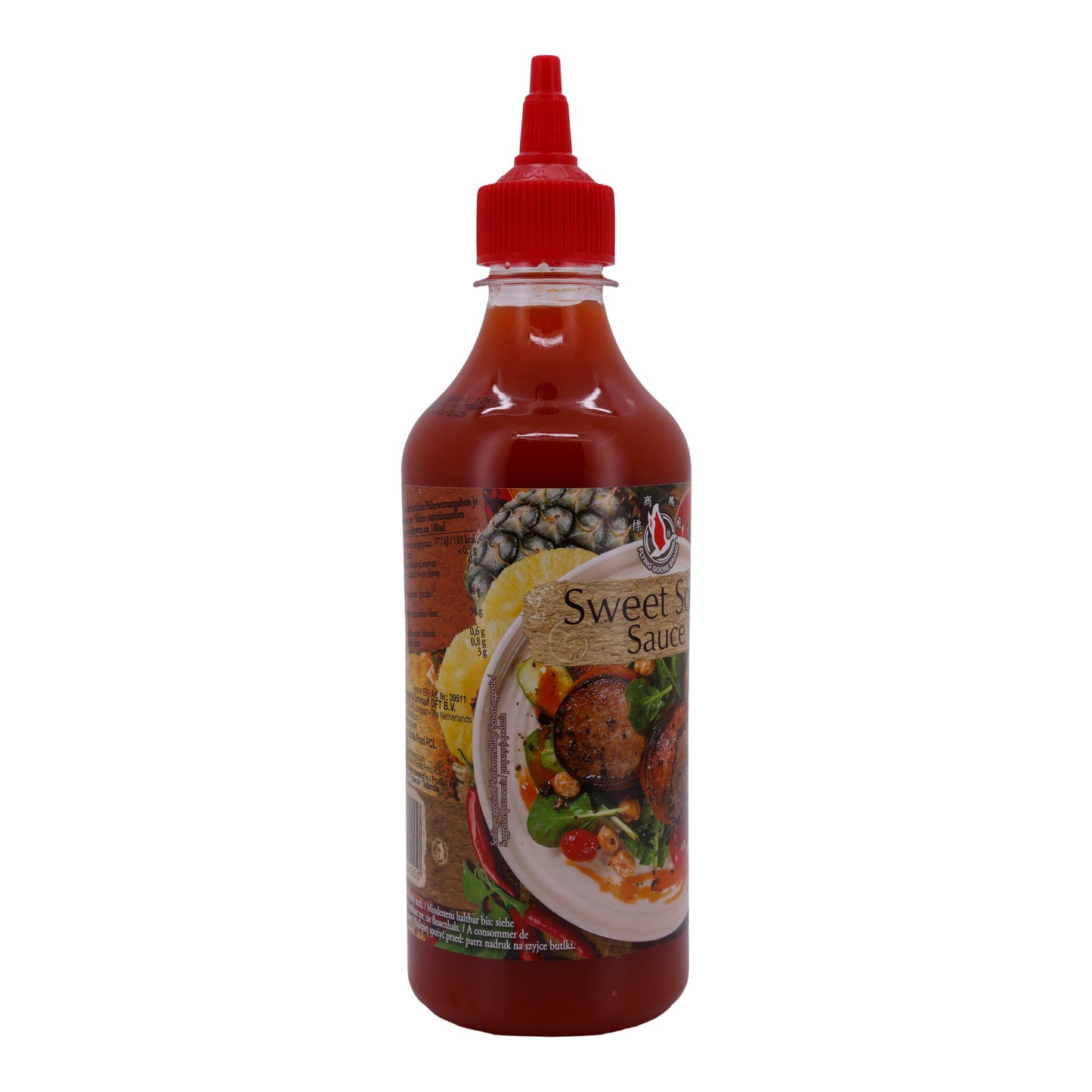 Sweet Sour Sauce Flying Goose Brand | Die perfekte süß-saure Sauce für asiatische Gerichte, Marinaden und Dips | 455 ml