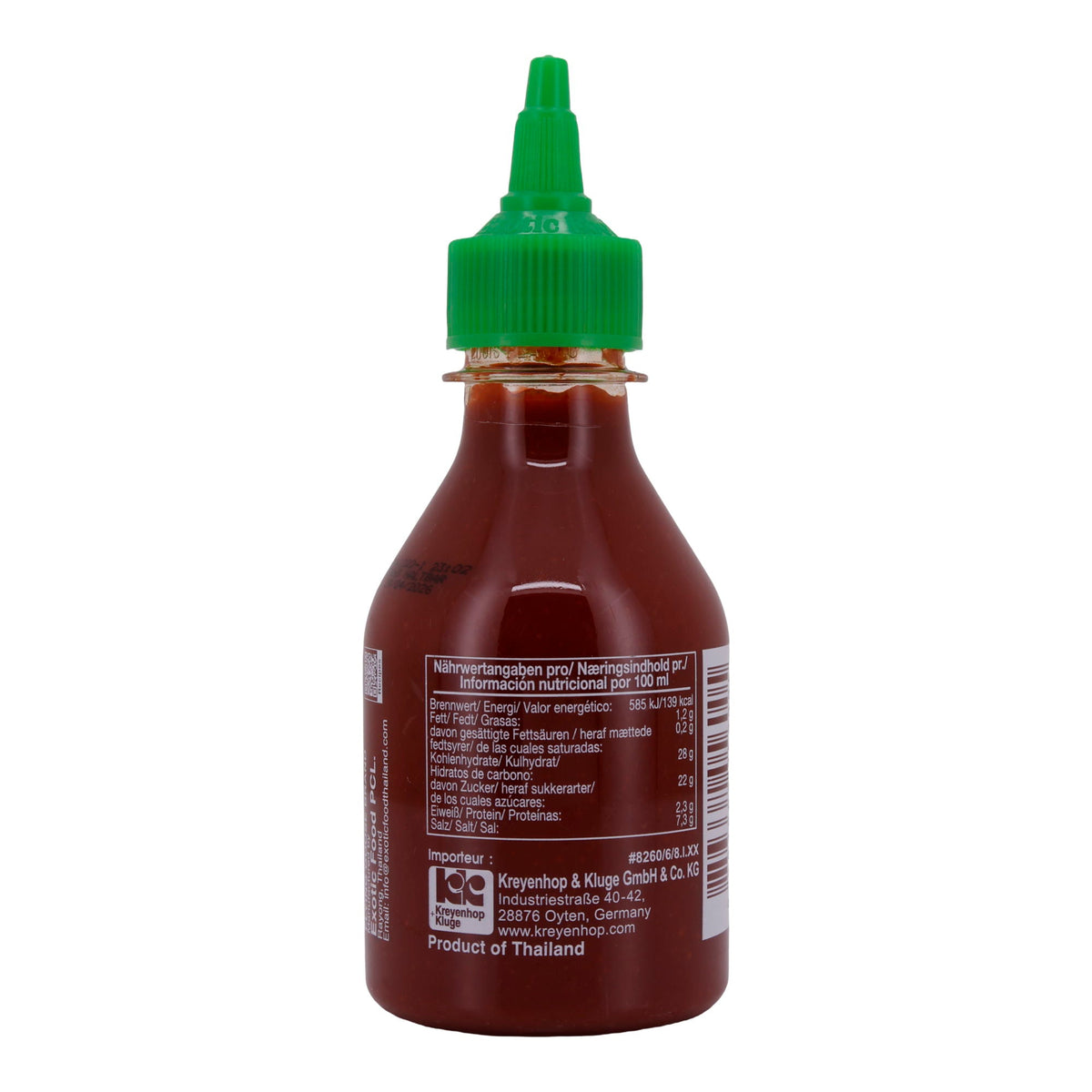Sriracha Chilisauce Scharf Flying Goose | Sauce | Thailändische Würzsauce | 200 ml FLYING GOOSE