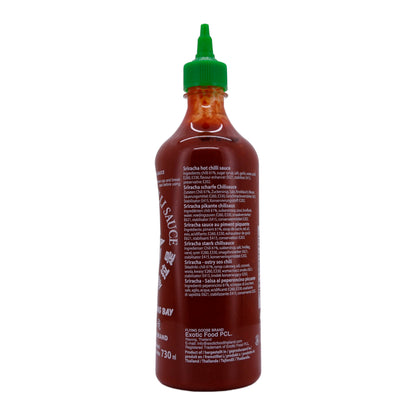 Hot Chilli Sauce Sriracha | Saus | De wereldberoemde pittige saus met authentieke Aziatische smaak | 730 ml