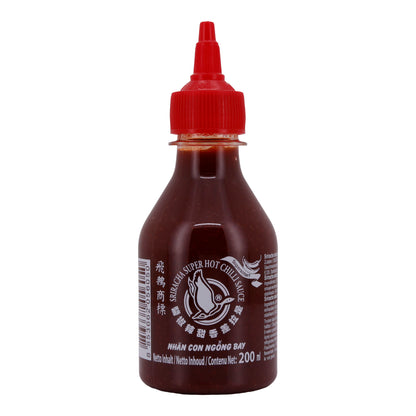 Würzsauce Flying Goose | Sriracha Chilisauce | Extra scharf thailändisch | 200 ml