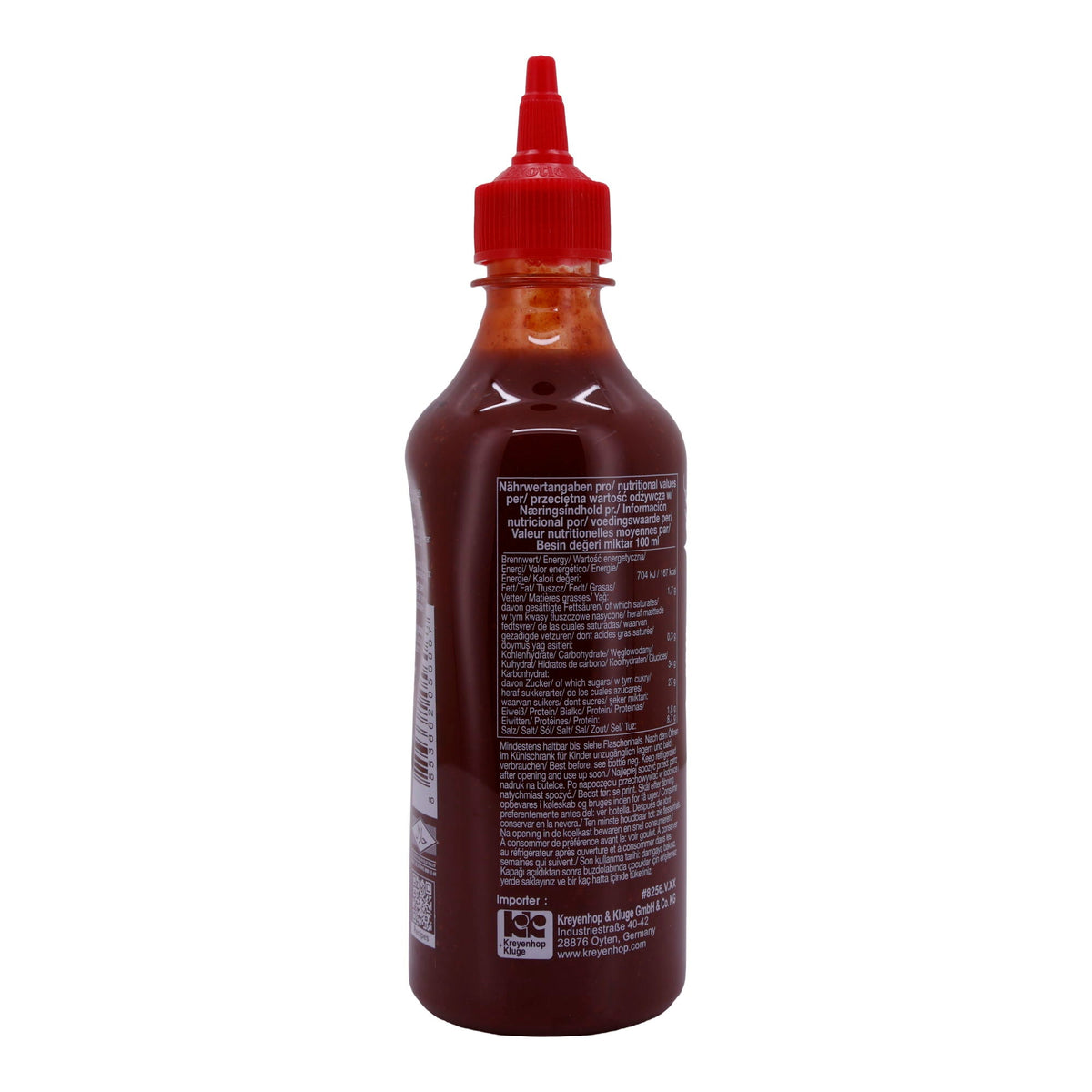 Sriracha Chilisauce Extra Scharf Flying Goose | Intensiver Geschmack für scharfe Gerichte | 455 ml FLYING GOOSE