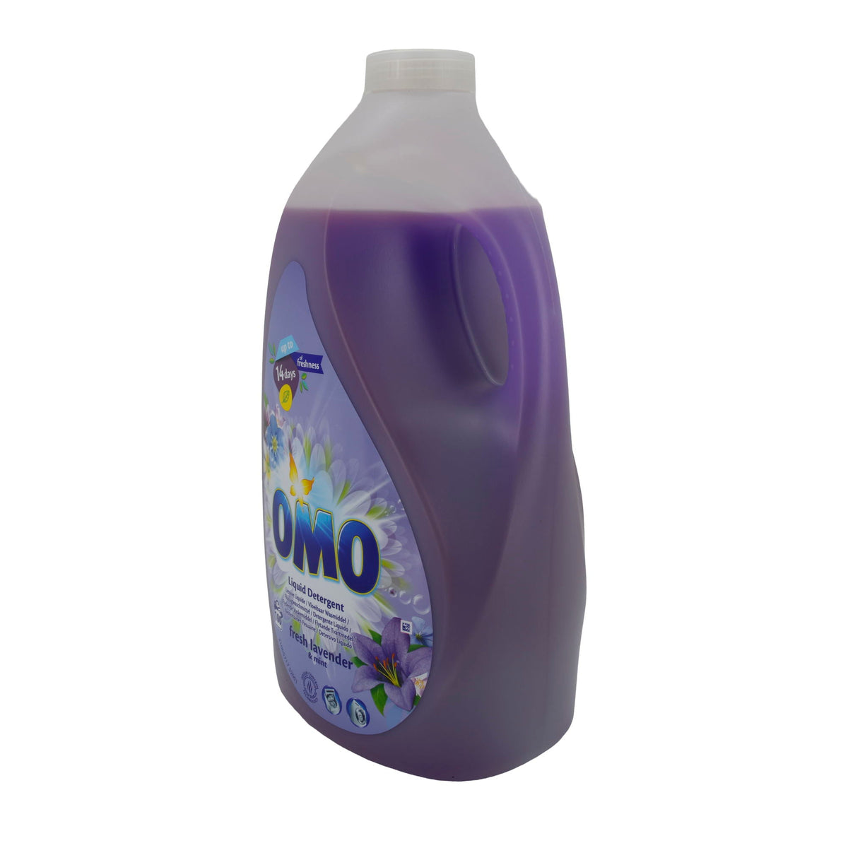Flüssigwaschmittel OMO | Fresh Lavender & Mint | Für bis zu 100 Waschladungen | 5 l OMO