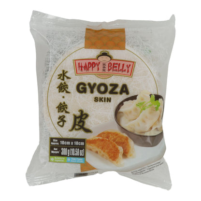 Teigblätter Happy Belly | Teigwaren | Gyoza Skin, Ca. 10×10 cm, tiefgefroren | 300g