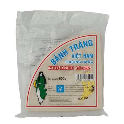 Papier de riz Bánh Tráng | Triangle | paquet de 500 g