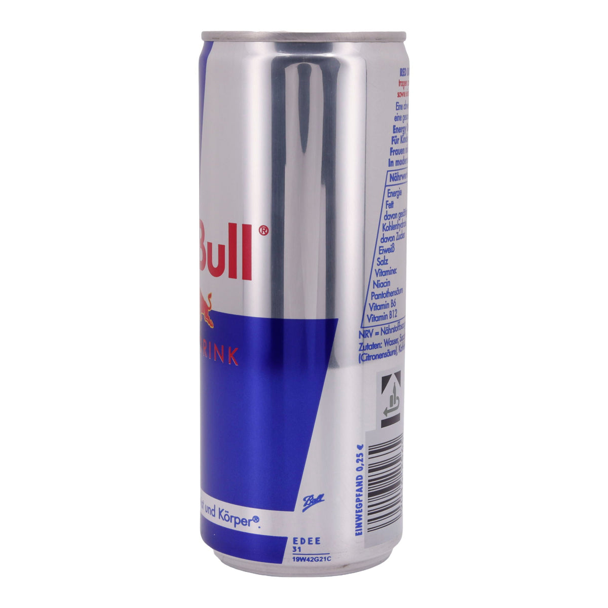 Energy Drink Red Bull | Erfrischungsgetränk | Für mentale & körperliche Energie | 250 ml Dose RED BULL