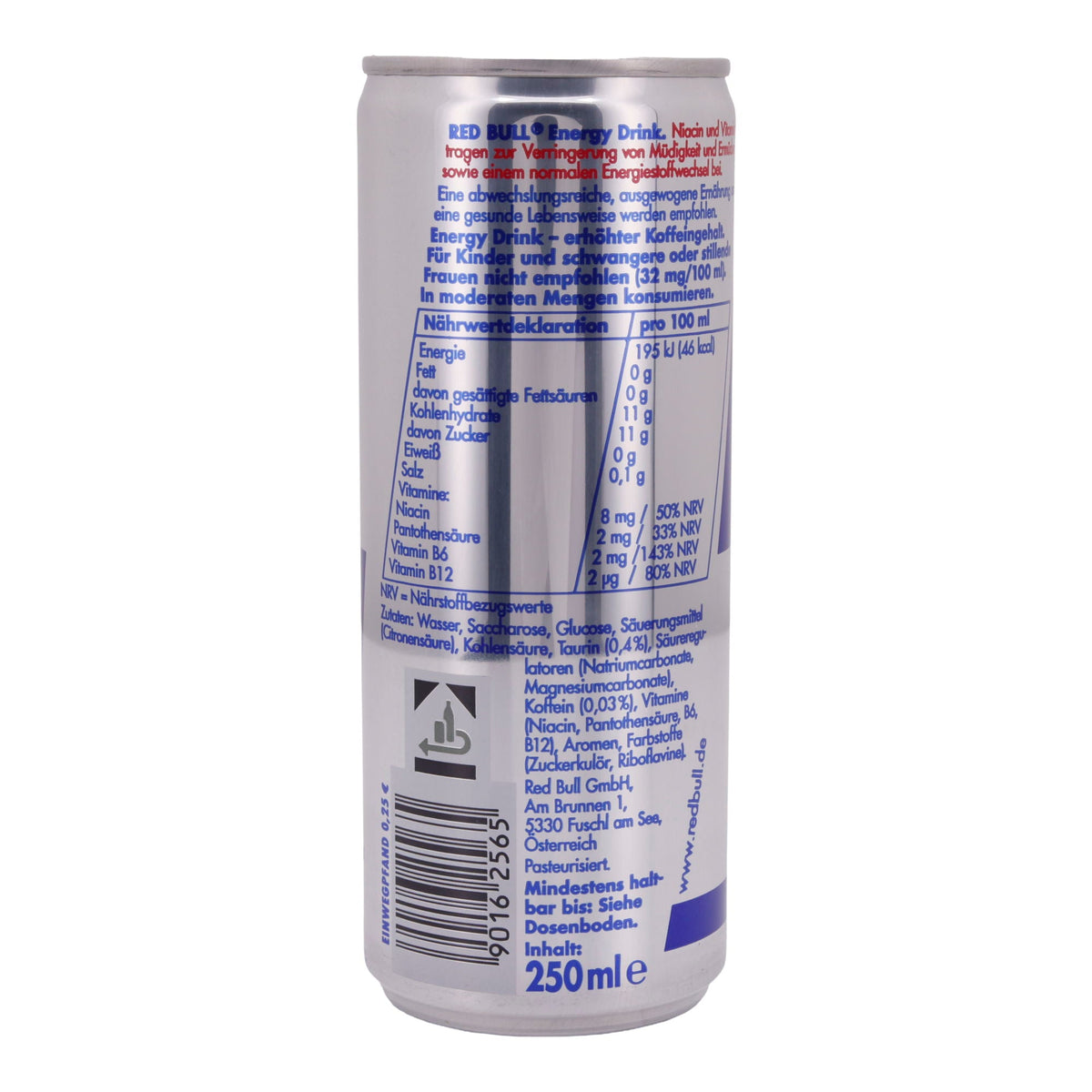 Energy Drink Red Bull | Erfrischungsgetränk | Für mentale & körperliche Energie | 250 ml Dose RED BULL