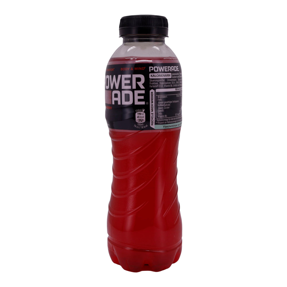 Elektrolytgetränk Powerade | Wild Cherry | Isotonisch, erfrischend | 500 ml POWERADE