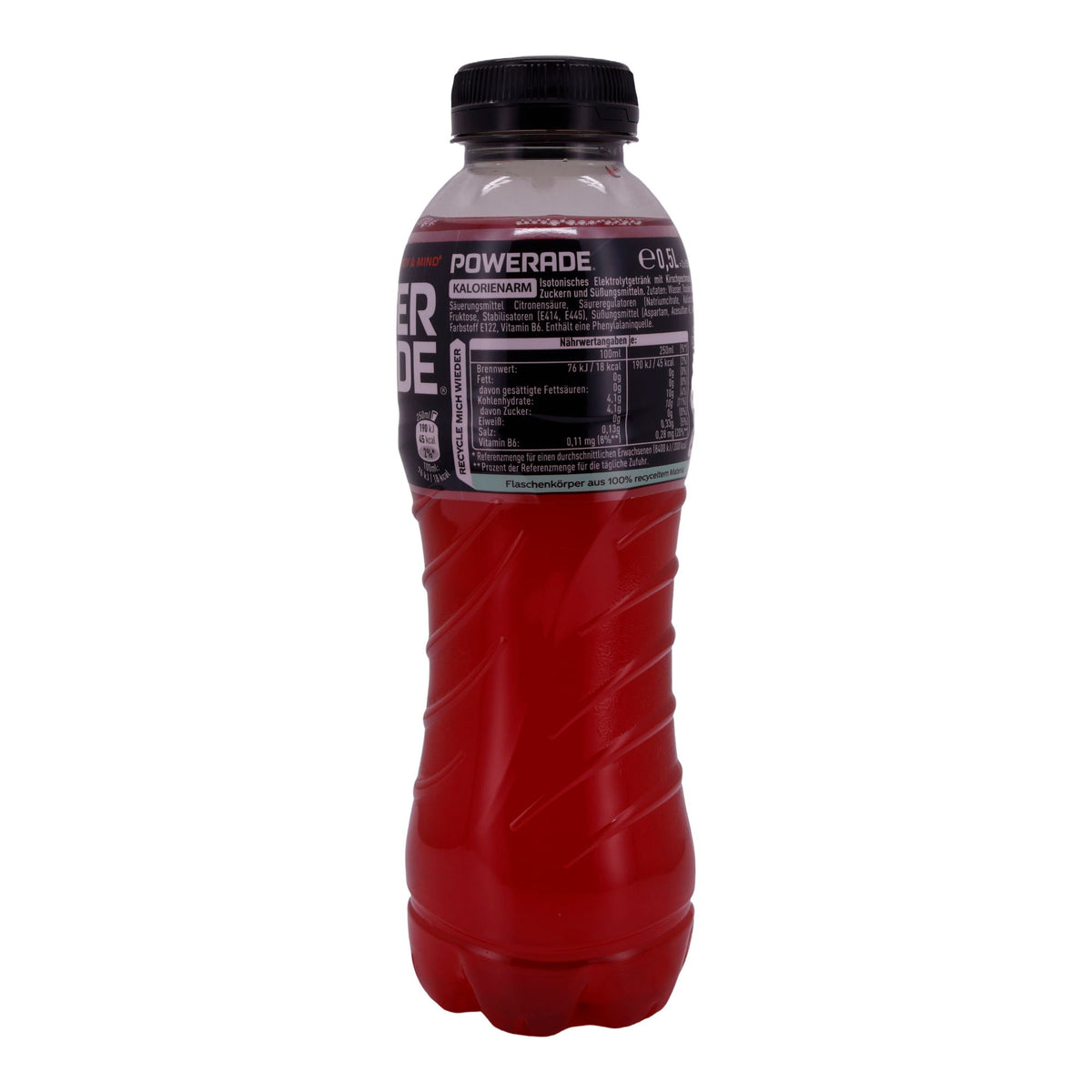 Elektrolytgetränk Powerade | Wild Cherry | Isotonisch, erfrischend | 500 ml POWERADE