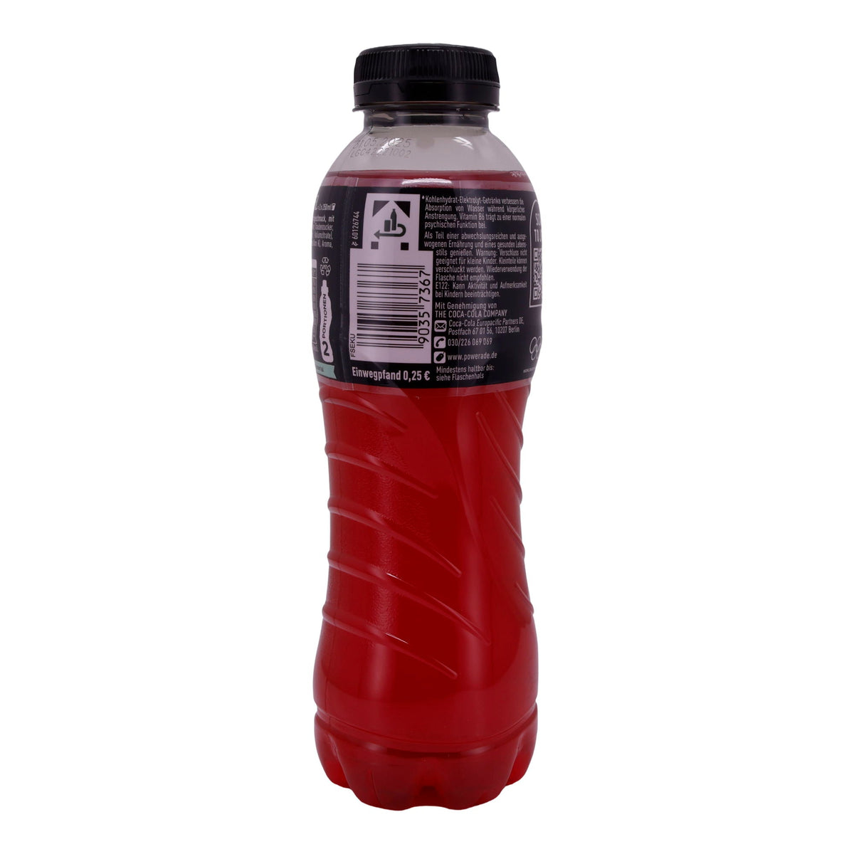 Elektrolytgetränk Powerade | Wild Cherry | Isotonisch, erfrischend | 500 ml POWERADE