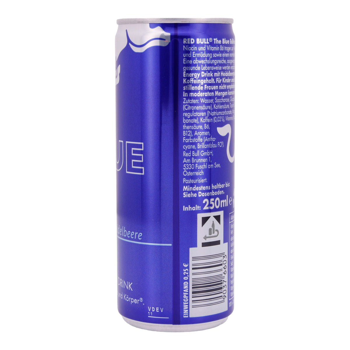 Energy Drink Red Bull | The Blue Edition | Heidelbeere | 250 ml RED BULL