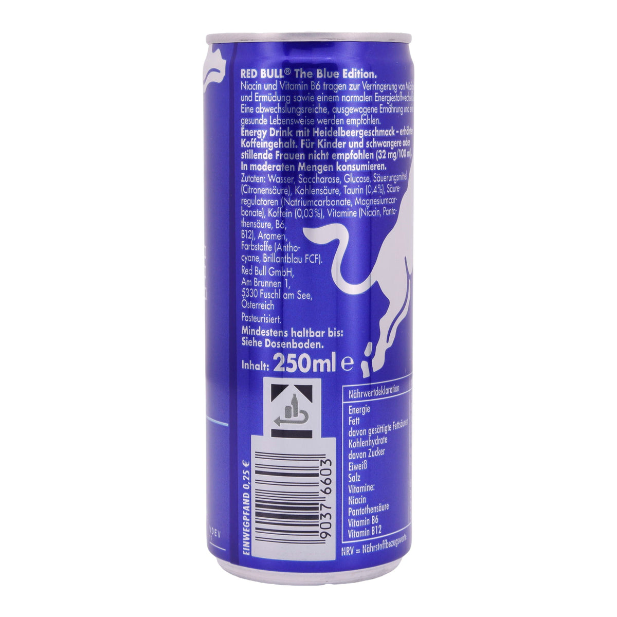 Energy Drink Red Bull | The Blue Edition | Heidelbeere | 250 ml RED BULL