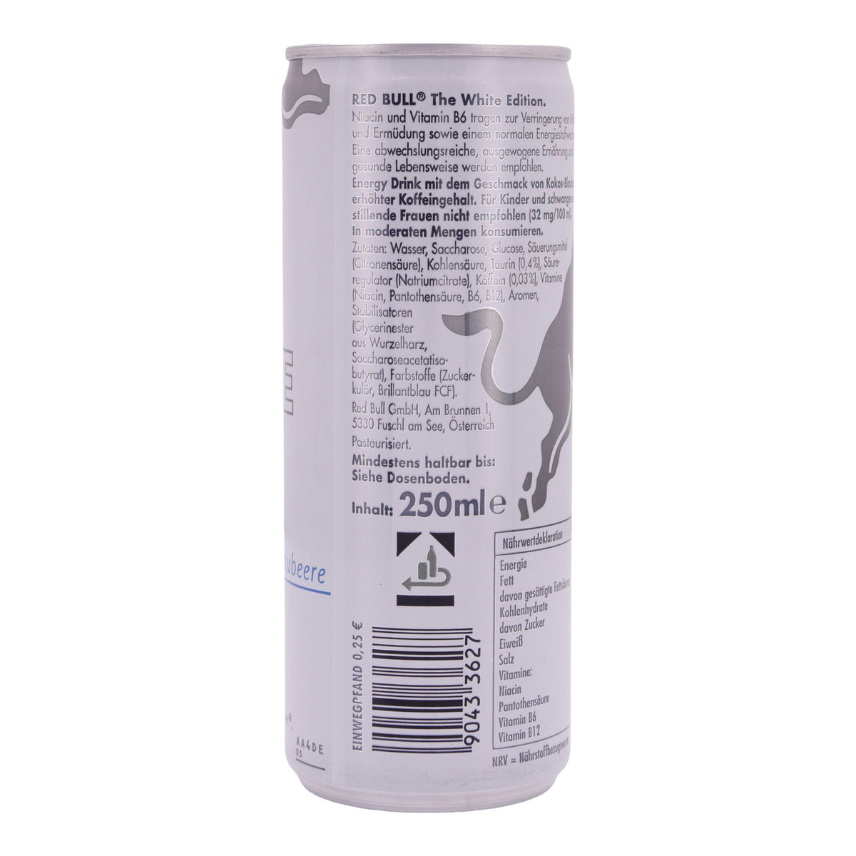 Energy Drink Red Bull | The White Edition | Kokos-Blaubeere | 250 ml RED BULL