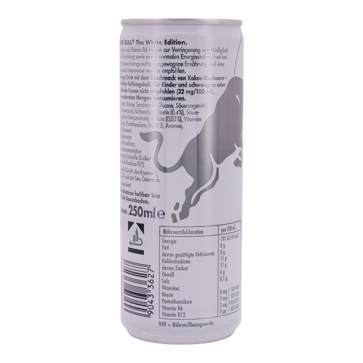 Energy Drink Red Bull | The White Edition | Kokos-Blaubeere | 250 ml RED BULL