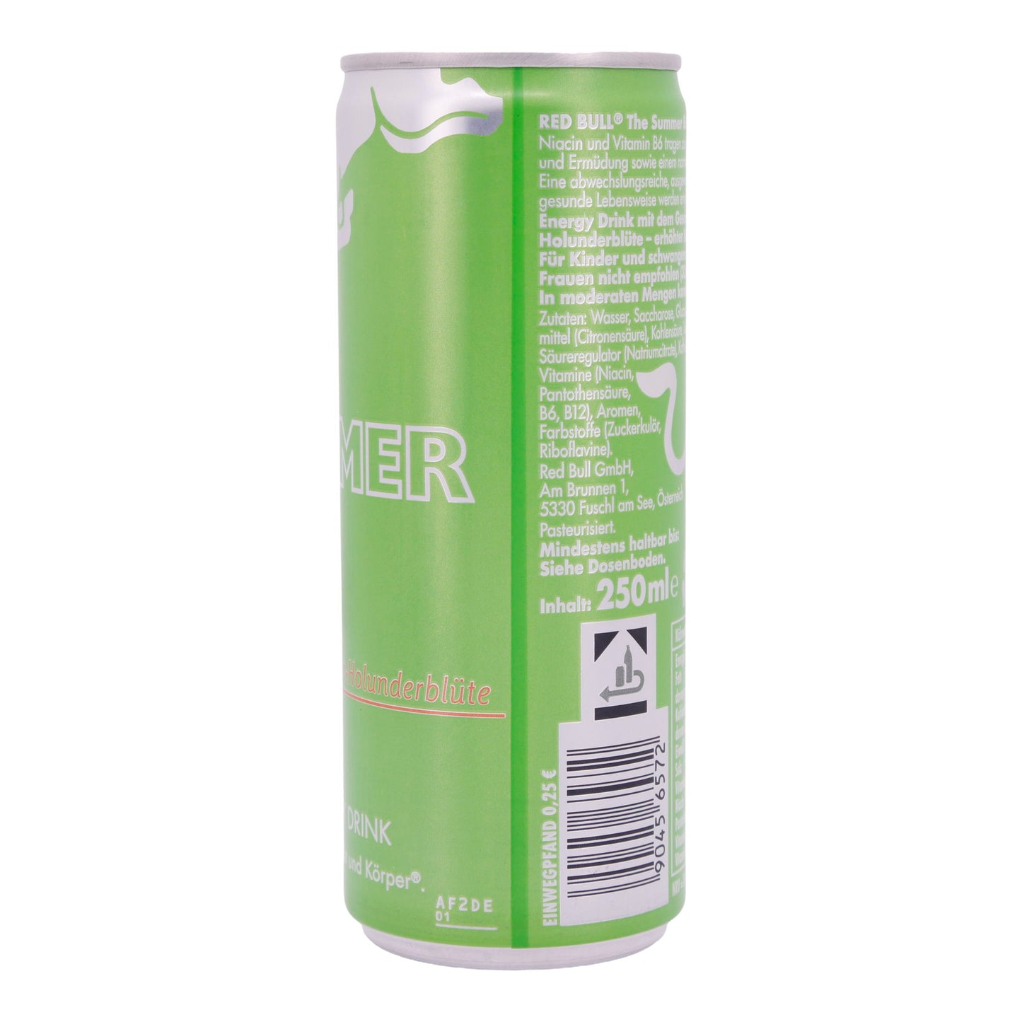 The Summer Edition Energy Drink Red Bull | Getränk | Mit Curuba-Holunderblütengeschmack | 250 ml