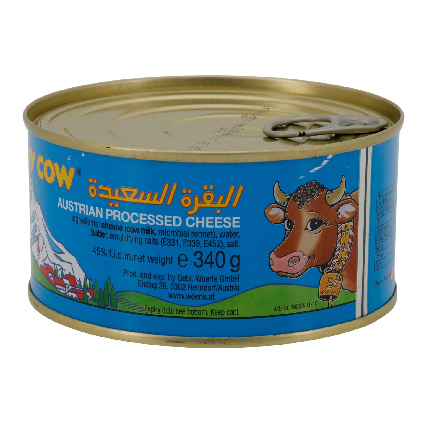 Fromage fondu Happy Cow | Autrichien | Spécialité de fromage | 340 g