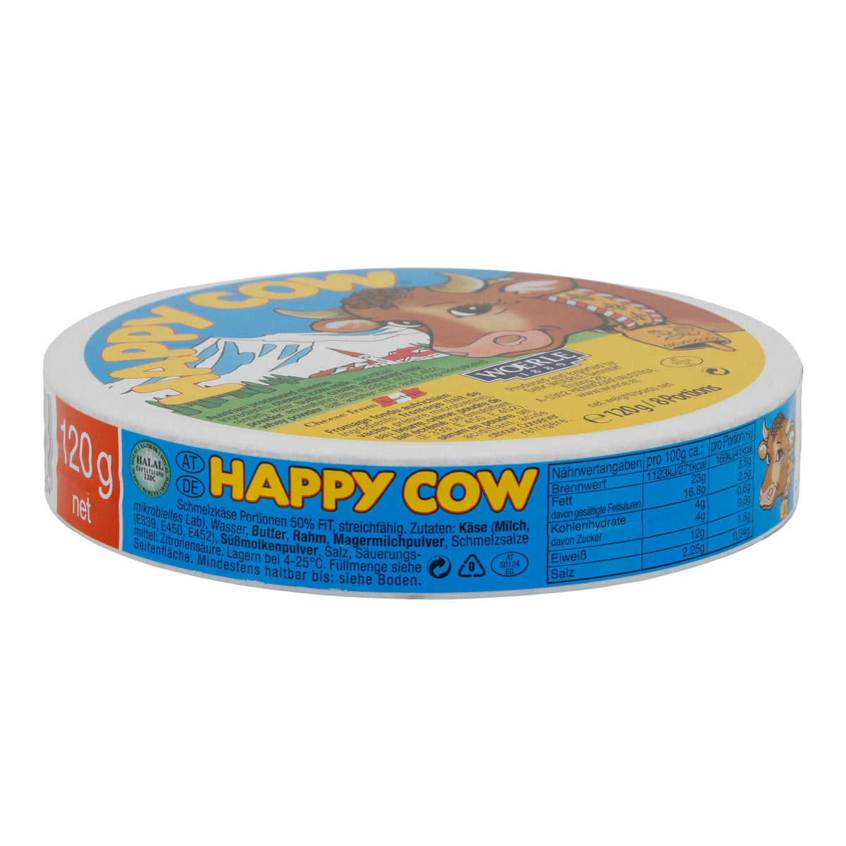 Schmelzkäse Happy Cow Portionen | Cremig | Portionen | 120 g