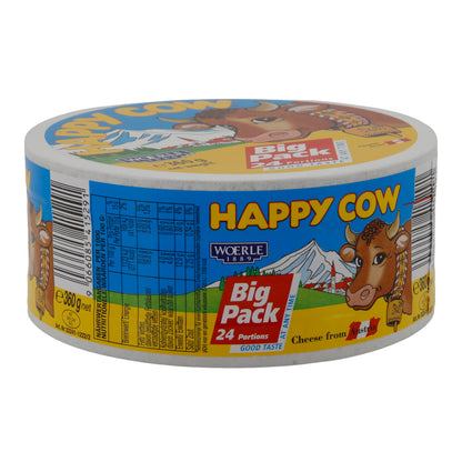 Fromage fondu Happy Cow | Crémeux | 24 portions | 360 g