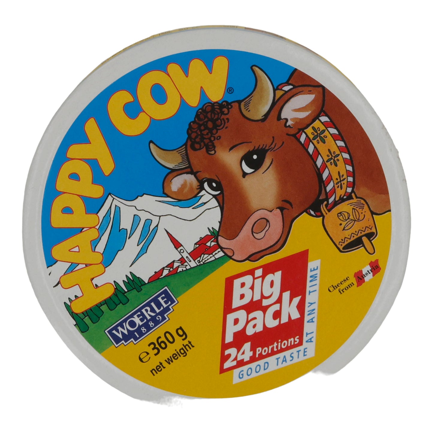 Fromage fondu Happy Cow | Crémeux | 24 portions | 360 g