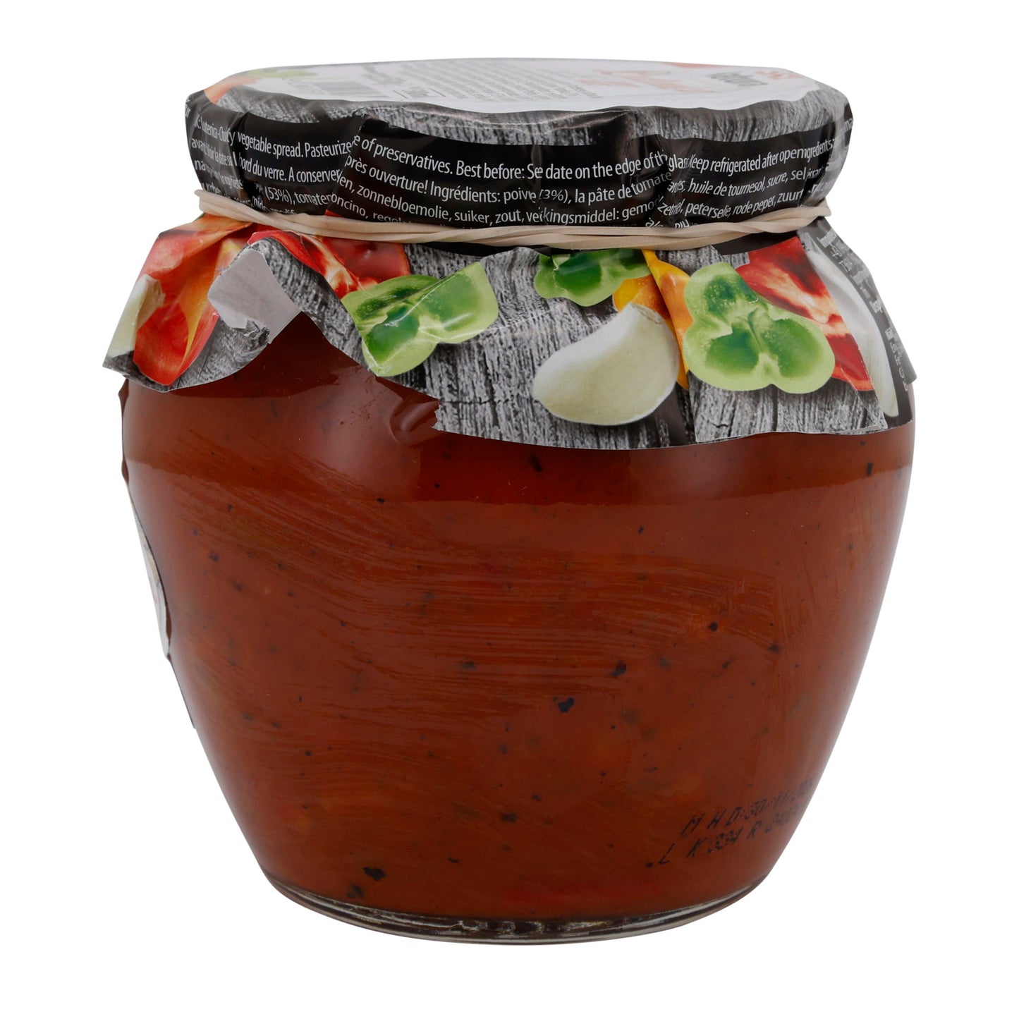 Groentepasta Natura | Lutenica | Pittig, Balkan-stijl | 550 g Glas