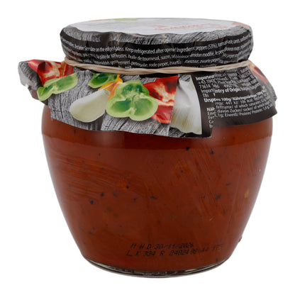 Groentepasta Natura | Lutenica | Pittig, Balkan-stijl | 550 g Glas