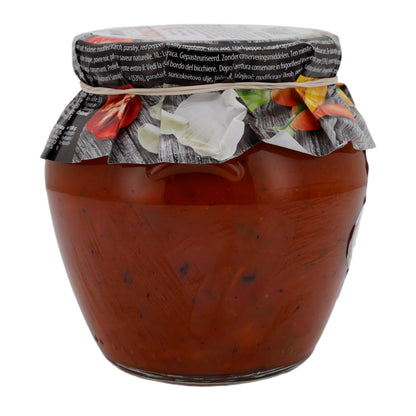 Groentepasta Natura | Lutenica | Pittig, Balkan-stijl | 550 g Glas