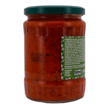 Paprikapasta Natura | Ajvar mild | Traditioneel, mild, ideaal voor dips & bijgerechten | 540 g