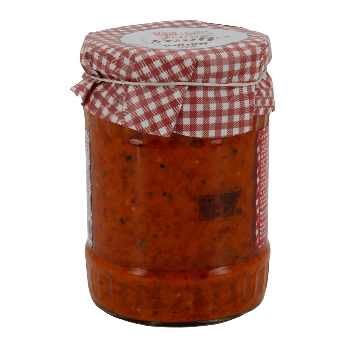 Ajvar Natura | Scharf | Hausgemachte Gemüsepaste aus Nordmazedonien | 540 g NATURA