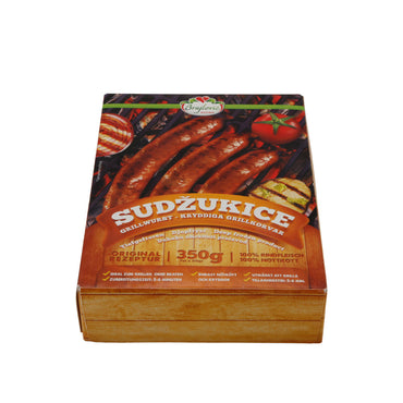 Salsiccia alla griglia Brajlović | Sudžukice | Piccante, carne di manzo, surgelata | 350 g