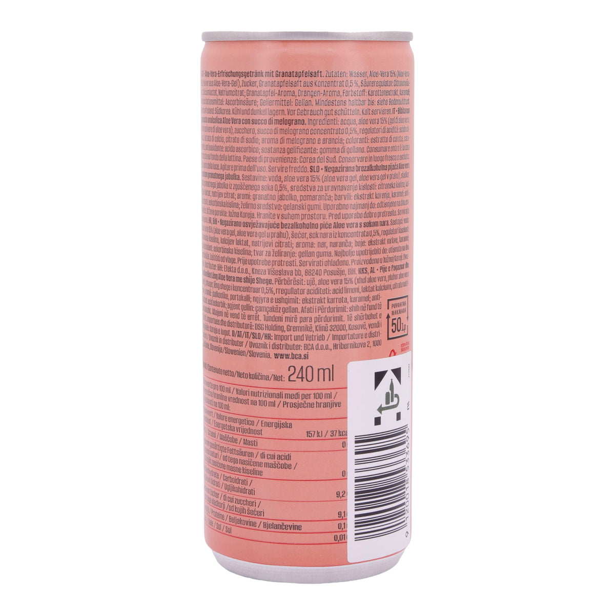 Erfrischungsgetränk Lotte | Aloe Vera Pomegranate Flavour | Mit Granatapfelgeschmack | 240 ml LOTTE