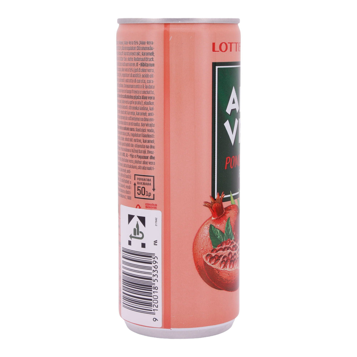 Erfrischungsgetränk Lotte | Aloe Vera Pomegranate Flavour | Mit Granatapfelgeschmack | 240 ml LOTTE