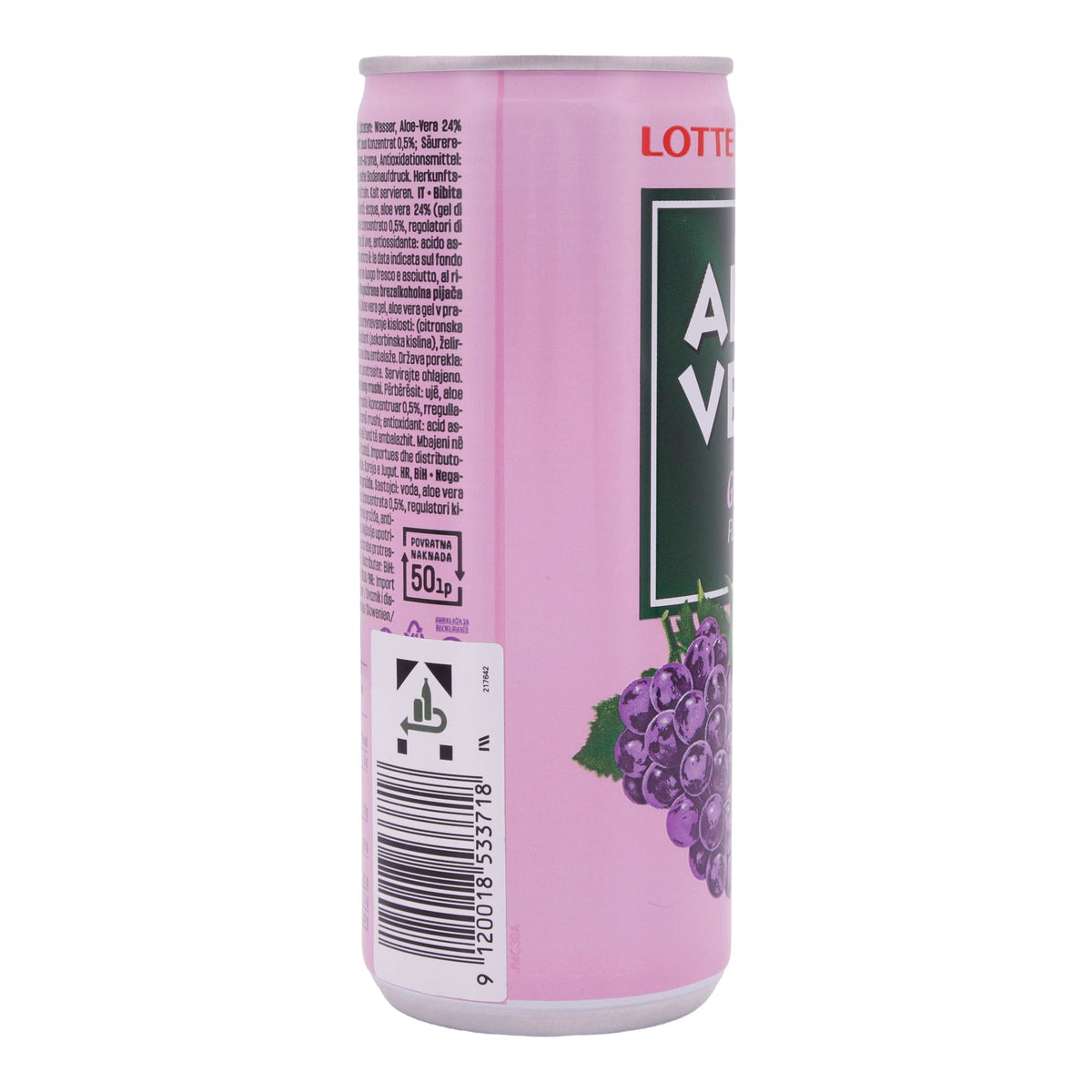 Traubensaft Lotte | Aloe Vera | Natürliches Aloe Vera-Gel | 240ml LOTTE