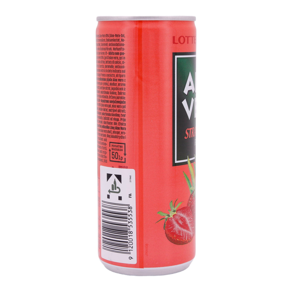 Aloe Vera Getränk Lotte | Erdbeere | Fruchtig & erfrischend | 240 ml LOTTE