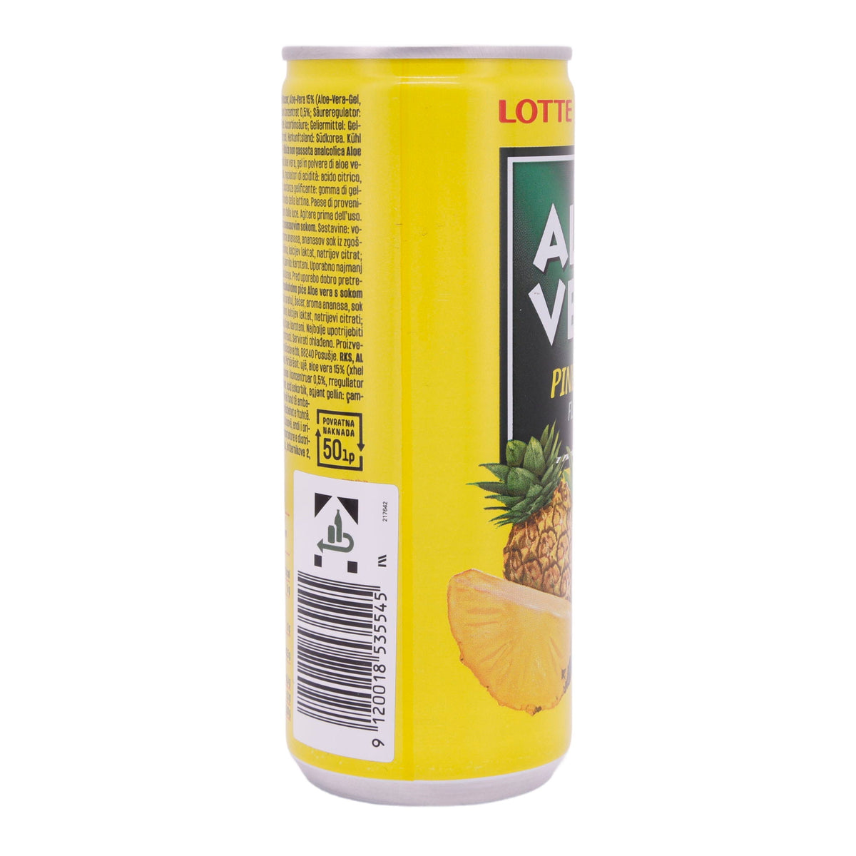 Aloe Vera Getränk Lotte | Ananas | Tropisch & erfrischend | 240 ml LOTTE