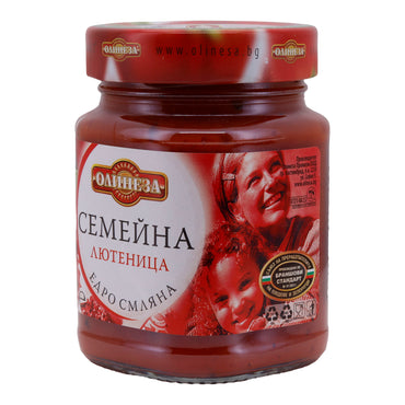 Paprikapasta Lutenica | „Rodzinna“ | Traditioneel Bulgaars | 265 g