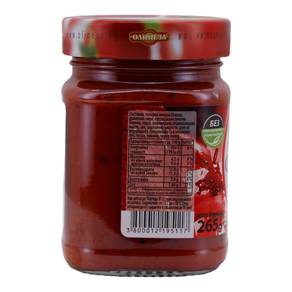 Paprikapasta Lutenica | „Rodzinna“ | Traditioneel Bulgaars | 265 g
