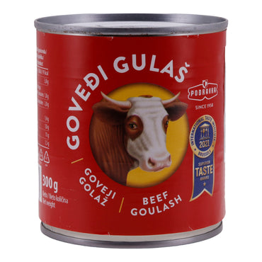 Gulasch Podravka| Govedi Gulas | Aus bestem Rindfleisch | herzhaft gewürzt | 300 g PODRAVKA
