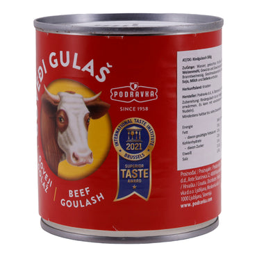 Gulasch Podravka| Rundergoulash | Van het beste rundvlees | hartig gekruid | 300 g