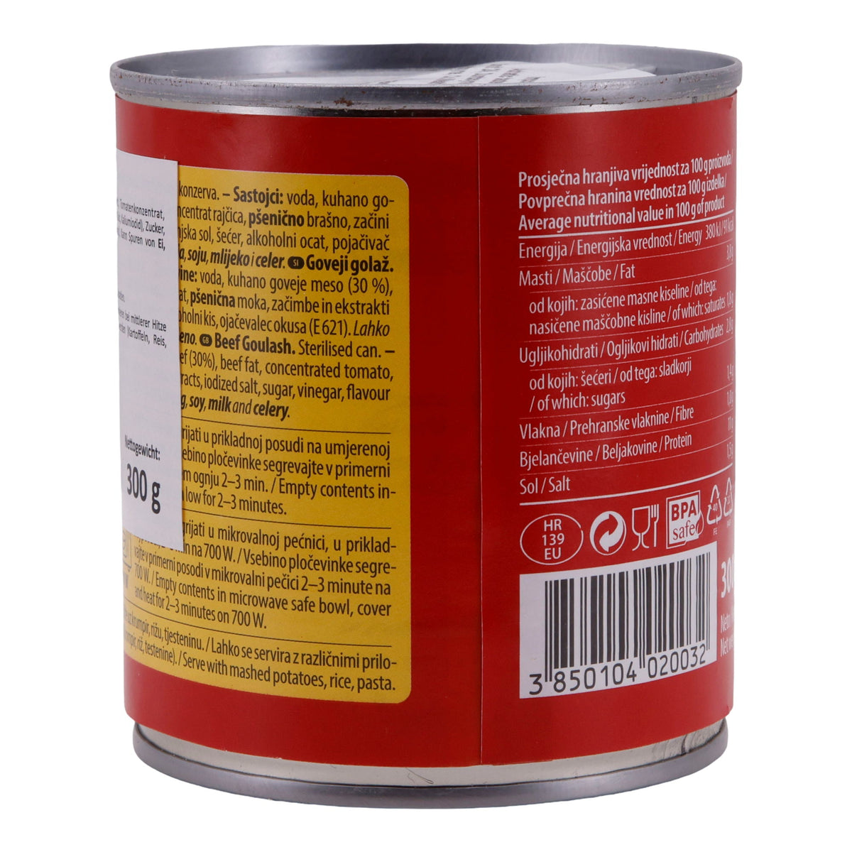 Gulasch Podravka| Govedi Gulas | Aus bestem Rindfleisch | herzhaft gewürzt | 300 g